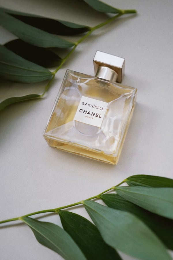 a bottle of Chanel perfume